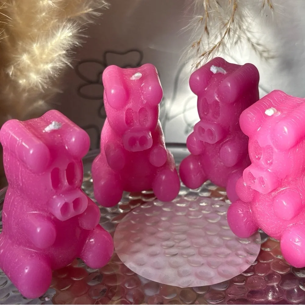 🍭Pink little piglets -Shaped Candles🧁